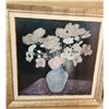 Image 1 : Floral Still Life Print on Canvas, Framed, 45 x 45 Inches