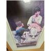 Image 5 : Framed Prints Behind Glass of Courtship 24.5 x 42.5 Inches Each