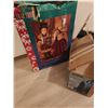 Image 1 : Traditions 27-Inch Animated Victorian Couple Holiday Decor and NOMA 4-Foot Lighted Porch Tree Set