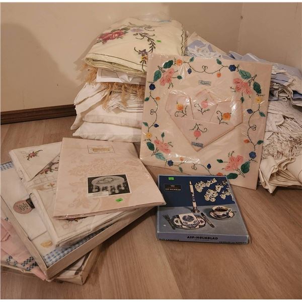 Vintage and New Table Linens and Accessories