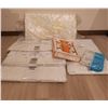 Image 1 : Heritage Embroidered Double Bed Linens with Pillowcases and Hand Towels
