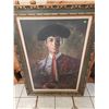 Image 1 : Framed Matador Portrait Print by Barbara Welch, 32 x 44 Inches