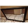 Image 1 : Wall Mirror with Black Frame and Decorative Beading, 40.5 x 29 Inches