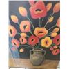 Image 4 : Floral Paintings on Canvas Depicting Poppies and Tulips