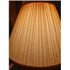 Image 3 : Brass Floor Lamps with Pleated Fabric Shades