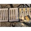 Image 10 : Large Assorted Flatware Set Including Knives, Forks, and Spoons, Stainless, Mixed Patterns