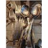 Image 7 : Large Assorted Flatware Set Including Knives, Forks, and Spoons, Stainless, Mixed Patterns