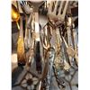 Image 9 : Large Assorted Flatware Set Including Knives, Forks, and Spoons, Stainless, Mixed Patterns