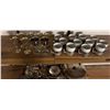 Image 3 : Electroplated Steel Dinnerware Set with Cups, Goblets, and Serving Pieces