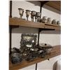 Image 4 : Electroplated Steel Dinnerware Set with Cups, Goblets, and Serving Pieces