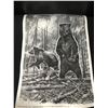 Image 1 : 1977 BILL ONEIL MORNING MIST GRIZZLIES PRINT