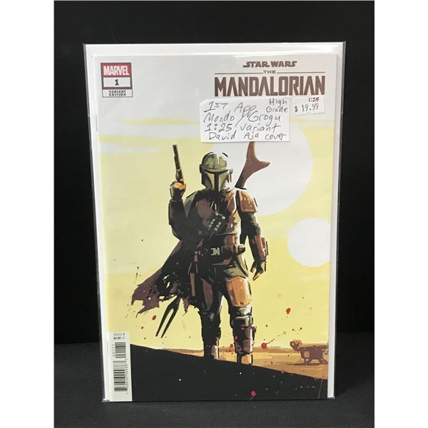 THE MANDALORIAN #1 VARIANT EDITION 1ST APP MANDO / GROGU 1:25 VARIANT EDITION - MARVEL COMICS