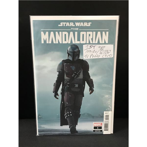 THE MANDALORIAN #1 VARIANT EDITION 1ST APP MANDO / GROGU TV COVER VARIANT EDITION - MARVEL COMICS