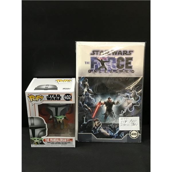 LOT OF 2 STAR WARS COLLECTIBLES - FUNKO & COMIC