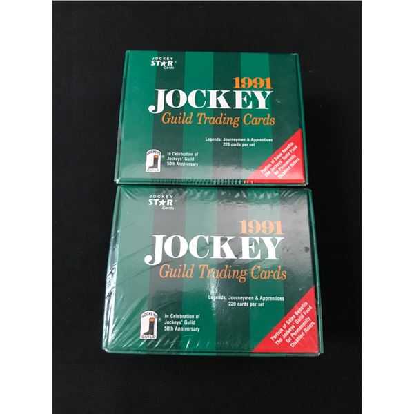 LOT OF 2 1991 JOCKEY SEALED TRADING CARD BOXES