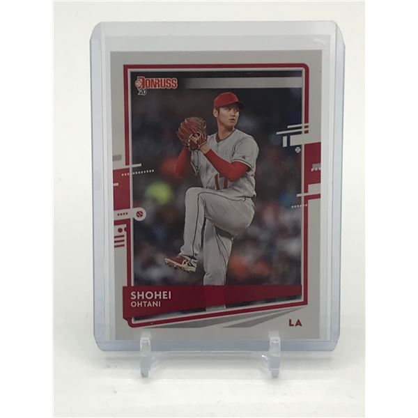 2020 PANINI DONRUSS BASEBALL SHOHEI OHTANI TRADING CARD