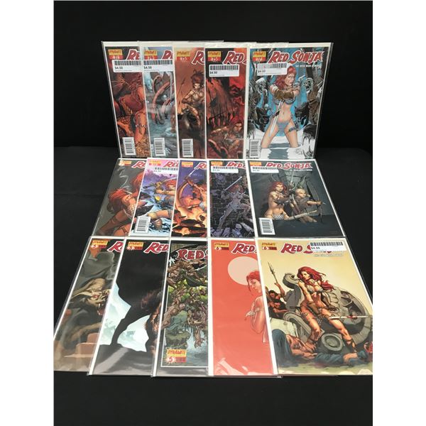 LOT OF 15 RED SONJA COMICS - DYNAMITE COMICS
