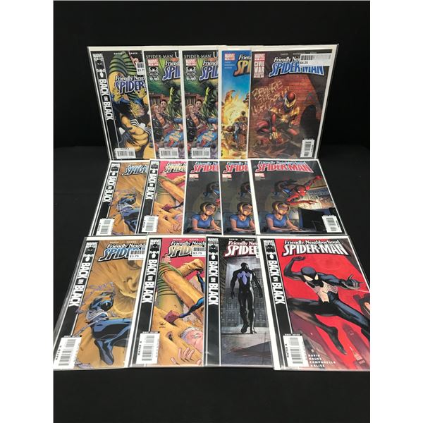 LOT OF 14 FRIENDLY NEIGHBORHOOD SPIDERMAN COMICS - MARVEL COMICS