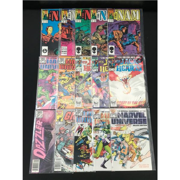 LOT OF 15 MIXED TITLE COMICS - MARVEL COMICS