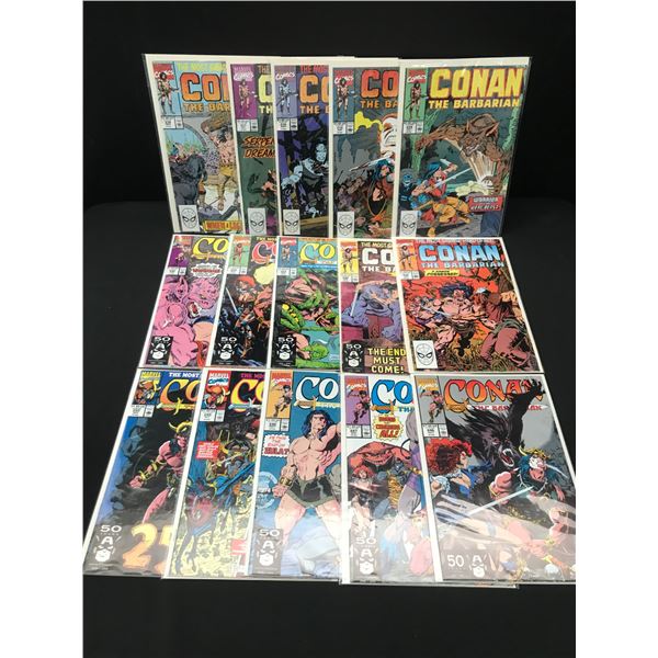 LOT OF15 CONAN THE BARBARIAN COMICS - MARVEL COMICS