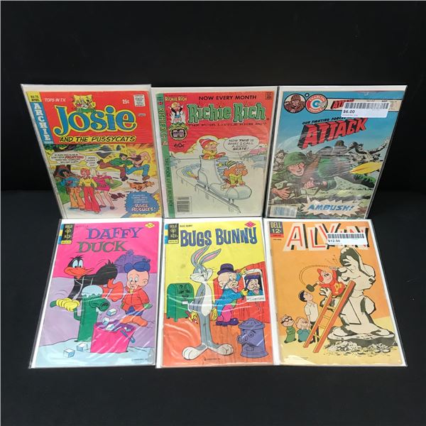 LOT OF 6 MIXED TITLE COMICS - VARIOUS PUBLISHERS