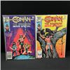 Image 1 : LOT OF 2 CONAN THE BARBARIAN MOVIE SPECIAL #1-2 - MARVEL COMICS