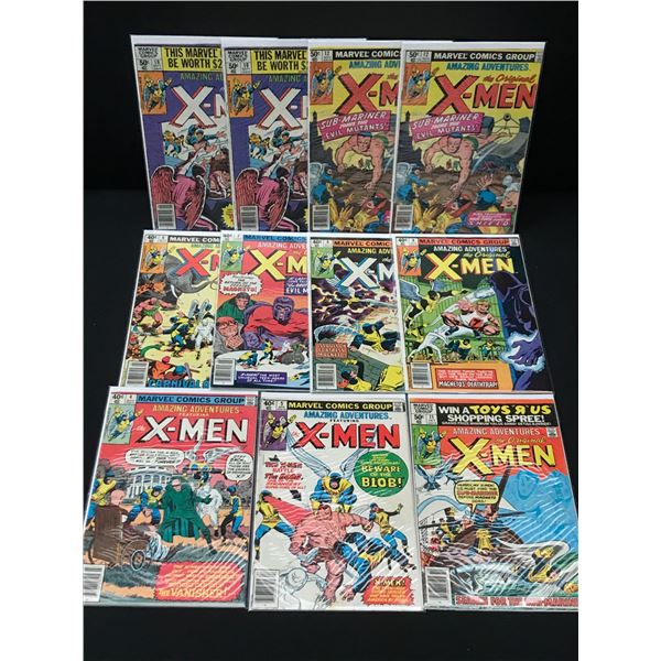 LOT OF 11 THE ORIGINAL X-MEN COMICS - MARVEL COMICS