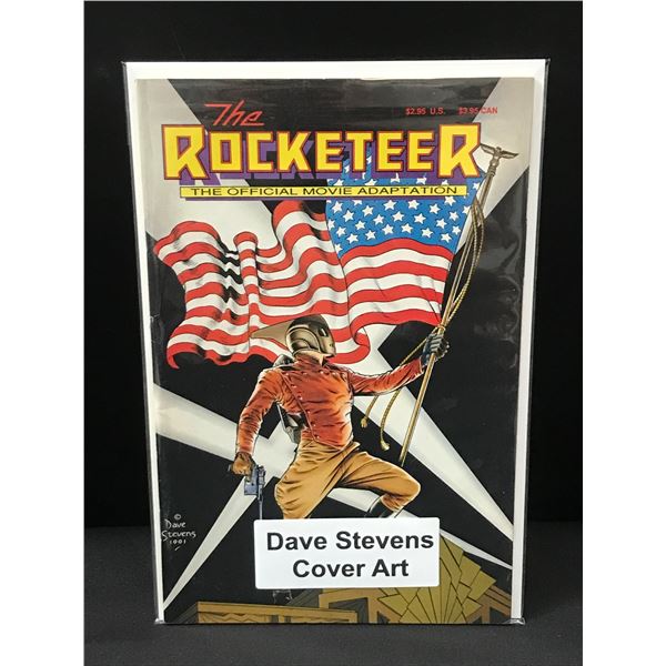 THE ROCKETEER THE OFFICIAL MOVIE ADAPTATION COMIC - DAVE STEVENS COVER ART