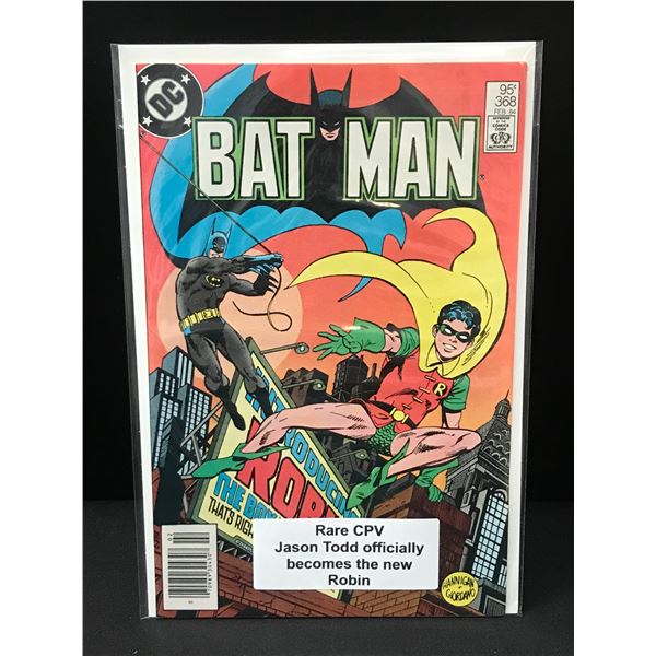 BATMAN #368 JASON TODD OFFICIALLY BECOMES THE NEW ROBIN - DC COMICS