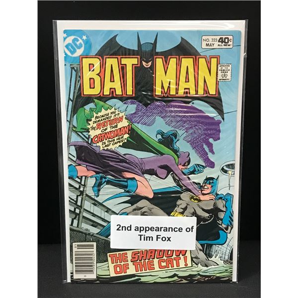BATMAN #323 2ND APP OF TIM FOX - DC COMICS