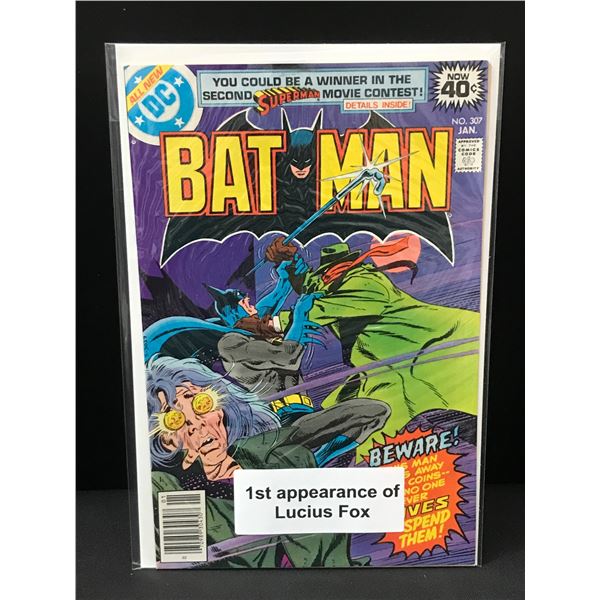 BATMAN #307 1ST APP LUCIUS FOX - DC COMICS
