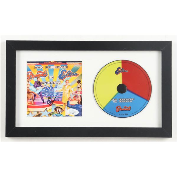 ELTON JOHN SIGNED CD PRESENTATION PIECE - JSA COA