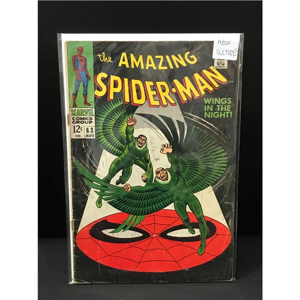 THE AMAZING SPIDERMAN #63 NEW VULTURE - MARVEL COMICS