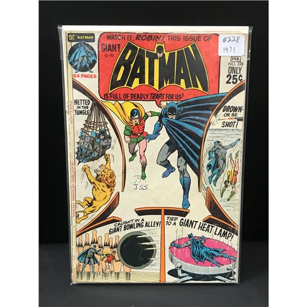 BATMAN #228 (1971) - DC COMICS