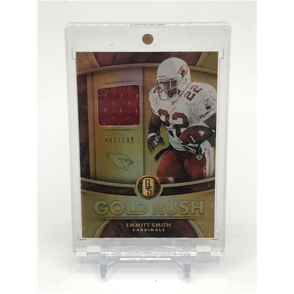 2020 PANINI GOLD STANDARD FOOTBALL EMITT SMITH PATCH TRADING CARD 083/199