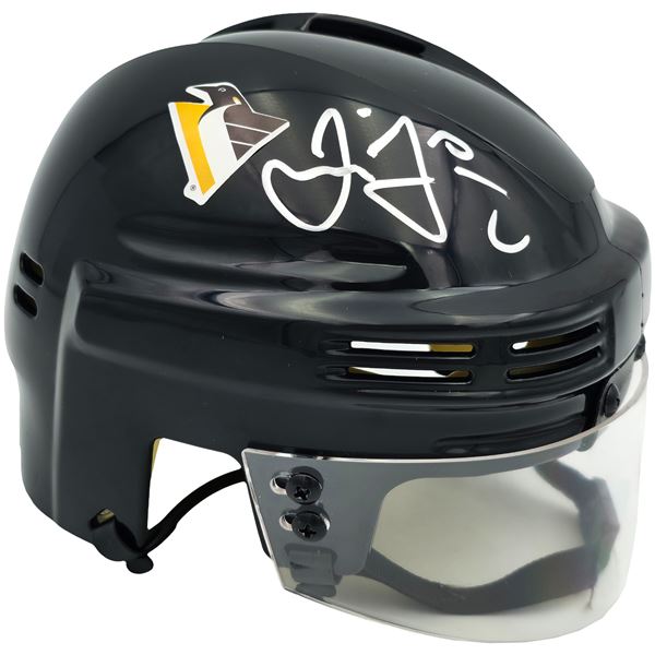 JAROMIR JAGR SIGNED PITTSBURGH PENGUINS MINI HELMET (JSA COA)