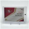 Image 2 : 2019 PANINI LIMITED FOOTBALL DEEBO SAMUEL PATCH ROOKIE TRADING CARD 50/99