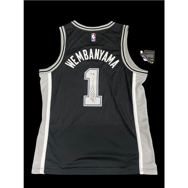 VICTOR WEMBANYAMA SIGNED SAN ANTONIO SPURS JERSEY - BECKETT COA