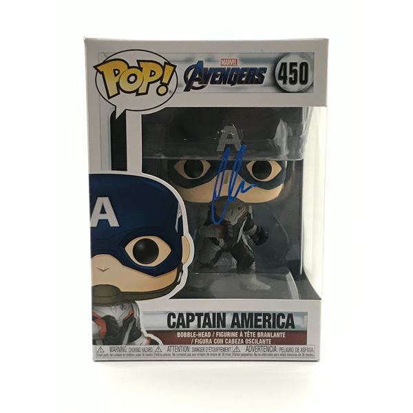 CHRIS EVANS SIGNED CAPTAIN AMERICA FUNKO POP - HOLLYWOOD COA