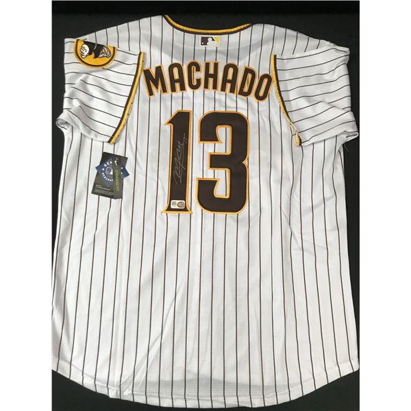 NABBY NACHADI SIGNED SAN DIEGO PADRES CUSTOM BASEBALL JERSEY (ELITE COA)