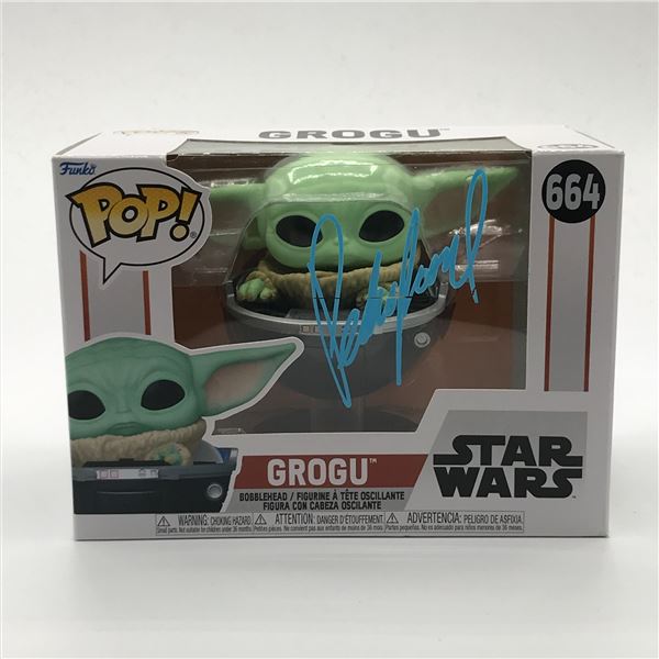PEDRO PASCAL SIGNED GROGU FUNKO POP - KB COA