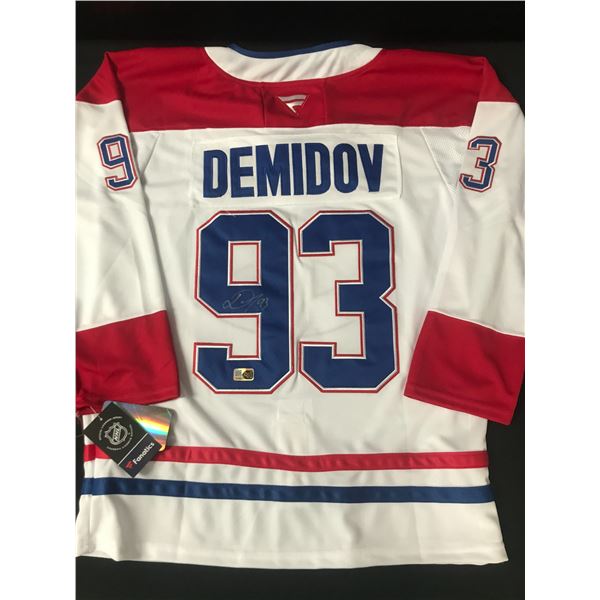 IVAN DEMIDOV SIGNED MONTREAL CANADIENS CUSTOM JERSEY - ELITE SPORTS COA