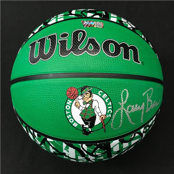 LARRY BIRD SIGNED BOSTON CELTICS BRANDED BASKETBALL - ACE COA