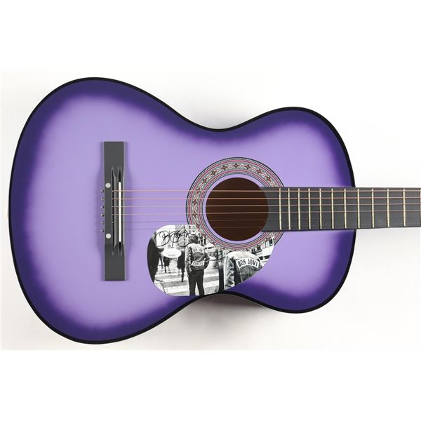 BON JOVI SIGNED ACOUSTIC GUITAR - JSA COA