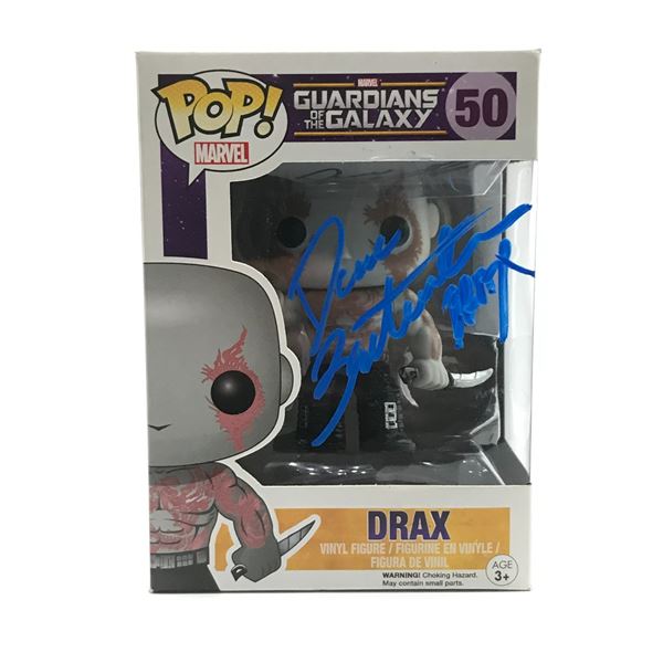 DAVE BAUTISTA SIGNED DRX G.O.T.G FUNKO POP - HOLLYWOOD AUTHENTICS COA
