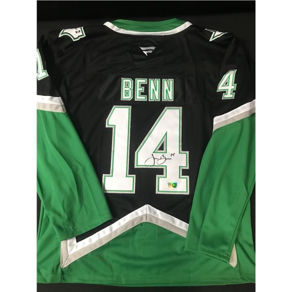 JAMIE BENN SIGNED DALLAS STARS CUSTOM JERSEY - ELITE SPORTS COA