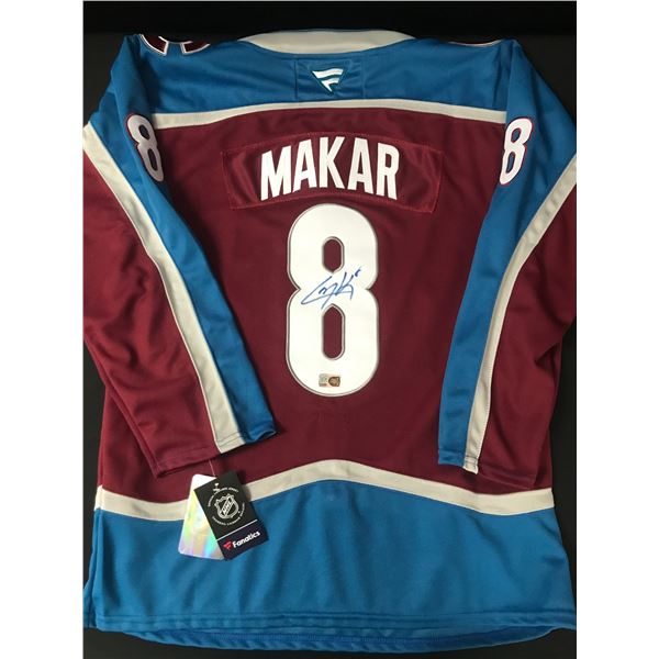 CALE MAKAR SIGNED COLORADO AVALANCHE CUSTOM JERSEY - ELITE SPORTS COA