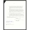 Image 1 : BILL RUSSELL SIGNED ADVERTISING CONTRACT - BECKETT COA
