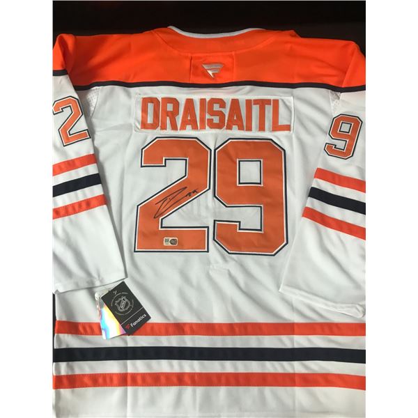 LEON DRAISAITL SIGNED EDMONTON OILERS CUSTOM JERSEY - ELITE SPORTS COA