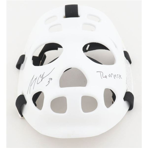 GERRY CHEAVER SIGNED HOCKEY GOALIE MASK INSCRIBED "THE MASK" - SCWARTZ COA